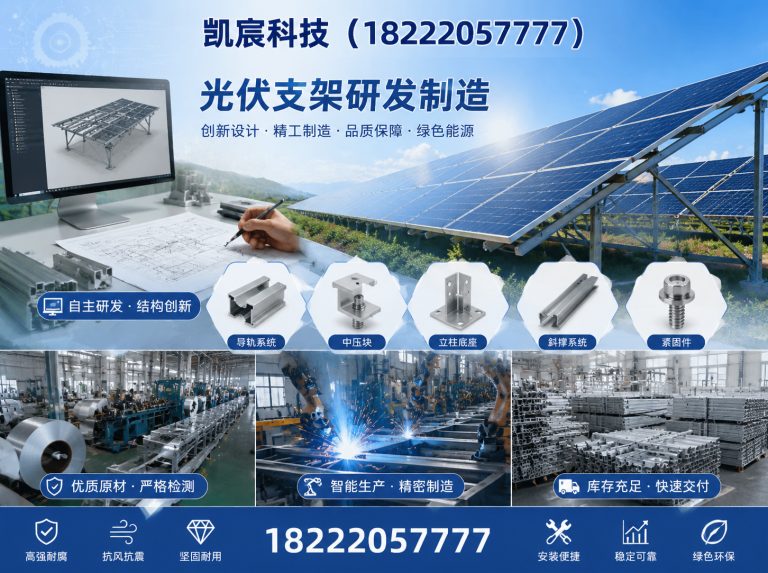 津南区天津光伏支架展示图